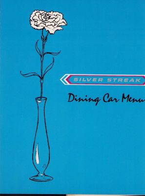 Lot 103 - Silver Streak prop menu | Piece of the Past