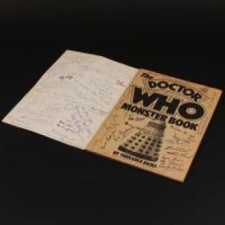 Doctor Who - Cast & crew set autographed book - The Seeds of Doom