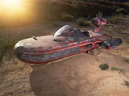 Lot 560 - Star Wars: Episode IV - A New Hope - Luke Skywalker‘s LandSpeeder