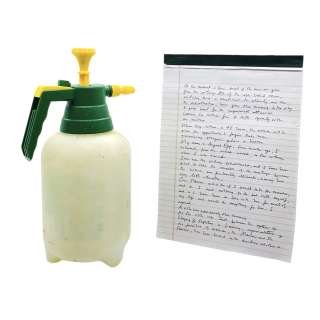 Women Talking August Epp’s Ben Whishaw Notepad & Spray Can | VIP Fan Auctions