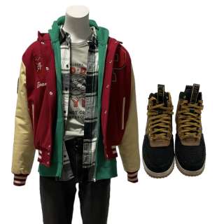 Thanksgiving Evan Patrick’s Tamaso Sanelli Jacket, Sweater, Button-up Shirt, T-shirt, Jeans, Belt & Sneakers | VIP Fan Auctions