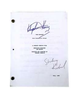 The Shining 1980 Autographed Screenplay Movie Props | Premiere Props