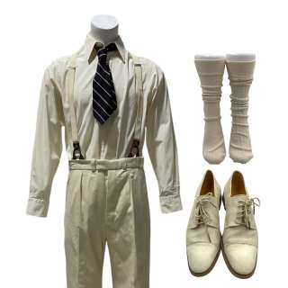 The Boys in the Boat Gordy Adam’s Joel Phillimore Long Sleeve, Button-Front Shirt, Trousers, Socks, Dress Shoes, Tie & Braces | VIP Fan Auctions