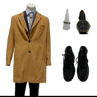 Fargo Season 5 Danish Graves Screen Worn Photo Double Coat, Shirt, Pant Suit, Watch, Ring, Tie & Boots Ch 10 Ep 508 | VIP Fan Auctions