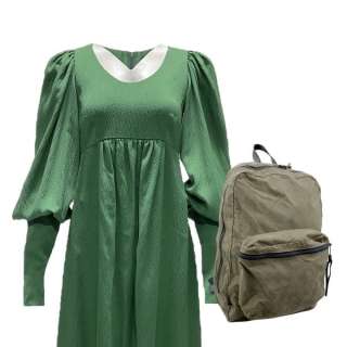 Beau is Afraid Penelope Hayley Squires Screen Worn Evening Dress & Backpack Ch 1 Sc 81 Stg Stage 1 | VIP Fan Auctions