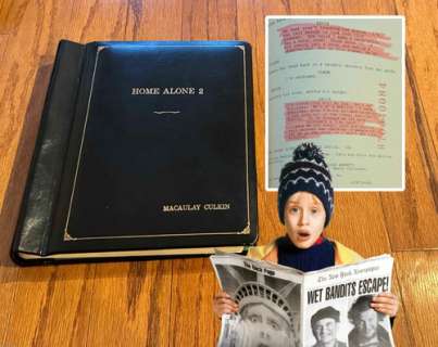 Macaulay Culkin Personal Home Alone 2 Lost In New York Script Production Used | eBay US (Buy It Now)