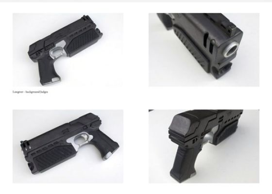 Judge Dredd 1995, Lawgiver, background Judge original film prop. | eBay Europe