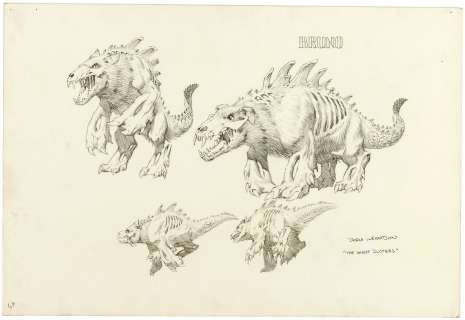 BRUNO - GHOSTBUSTERS CONCEPT ORIGINAL ART BY BERNIE WRIGHTSON. | Hake’s