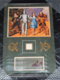 The Wizard of Oz Framed Limited Edition Ruby Slipper Bead | Piece of the Past