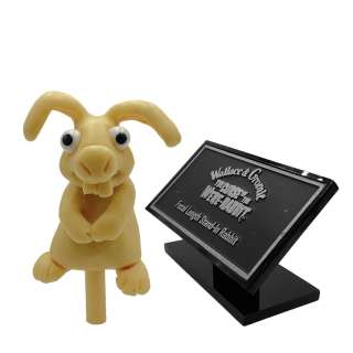 Wallace & Gromit The Curse of the Were-Rabbit (2005) Screen Used Focal Length Stand-In Rabbit | VIP Fan Auctions