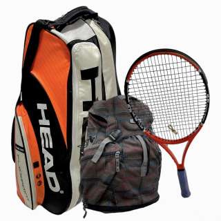 Challengers Patrick Screen Used Tennis Bag, Backpack & Racket Sc 16 – 37 | VIP Fan Auctions