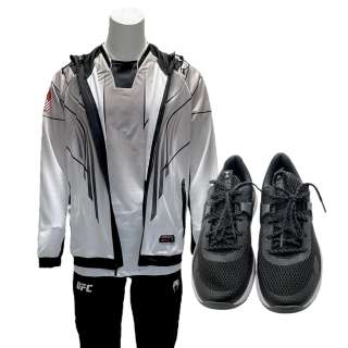 Road House Dalton’s Crew Screen Worn Athletic Top, Shirt, Athletic Bottom & Sneakers | VIP Fan Auctions