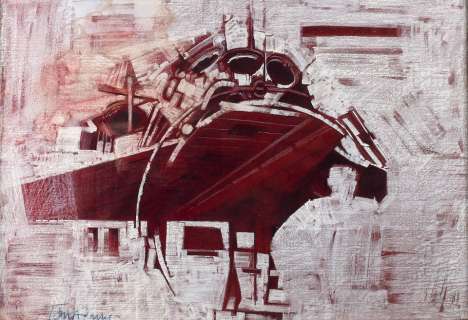 Artwork by Tom Adams for ’2001: A Space Odyssey’, Metro-Goldwyn-Mayer, 1968 | Bonhams