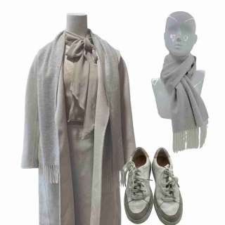 Lot #79: Babygirl Romy (Nicole Kidman) Screen Worn Trench Coat, Blouse, Tank Top, Skirt, Scarf & Sneakers Ch 2, 40, 40a Sc 6-15, 136, 133-138