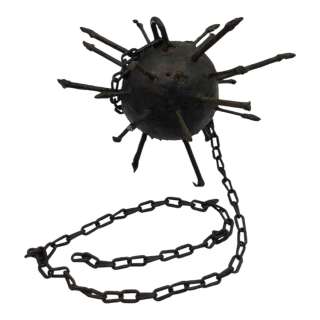 Novocaine Nate (Jack Quaid) Screen Used Soft Rubber Tipped Prop Ball & Chain | VIP Fan Auctions