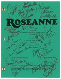 Lot #7428 - Roseanne and Gilligan‘s Island Cast-signed Script