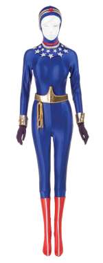 Lot 129 - Lynda Carter "Wonder Woman" Aquanaut ensemble and golden lasso of truth from Wonder Woman.