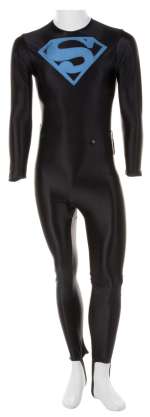Lot 773 - Dean Cain ‘Black Superman‘ suit from Lois & Clark: The New Adventures of Superman.