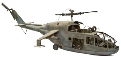 Lot 1256 - Firefox Soviet helicopter filming model miniature.