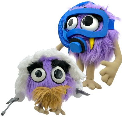 Mythic Quest David Brittlesbee (David Hornsby) Production Used (2) Stuffed Monsters Ep 306 | VIP Fan Auctions