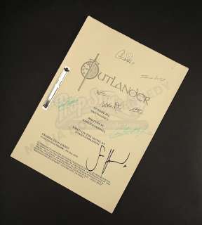 Outlander | Outlander Charity Script Auction - Maria Doyle Kennedy’s Cast Autographed Script - Episode 412 ’Providence’ Yellow Draft | Propstore