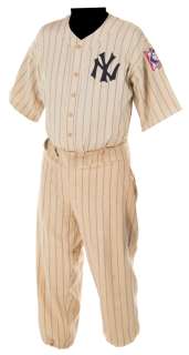 Gary Cooper ’Lou Gehrig’ New York Yankees baseball uniform from The Pride of the Yankees. | Profiles in History