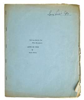 Nelson Barclift’s personal 1946 Around the World theatrical script. | Profiles in History