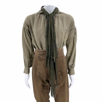 Lot 25: Wuthering Heights Joseph (Ewan Mitchell) Screen Worn Shirt, Breeches & Neck Rag Ch 4, 8 Sc Multiple | VIP Fan Auctions