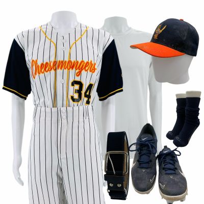 Poker Face Season 2 Goose (Pitcher) (Ruffin Prentiss) Screen Worn Shirt, Undershirt, Pants, Belt, Hat, Socks & Cleats Ch 1 Sc 5-58 Ep 205 | VIP Fan Auctions