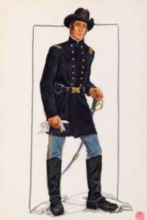 John Wayne "Col. Cord McNally" Costume Sketch for Rio Lobo (TCF, 1970). | Heritage