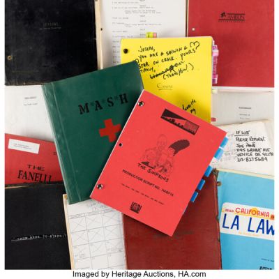 Assortment of (13) Joe Pantoliano’s Scripts from Various Stage, Television and Film Productions. (Total: 2 Items) | Heritage
