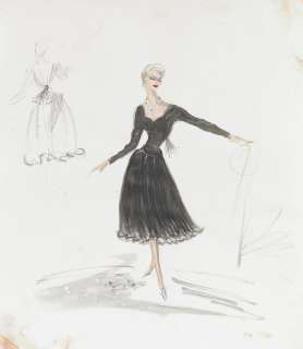 Original costume design by Edith Head for Kim Novak in Vertigo, 1958 | Bonhams