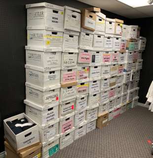 "Superheroes Show" - Approx. 80 boxes filled w/ wardrobe accessories including gloves/ white t-shirt | Direct Liquidation