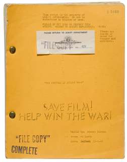 A screenplay of The Picture of Dorian Gray | Bonhams