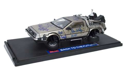 ’’Back to the Future’’ Cast Signed DeLorean | Nate Sanders