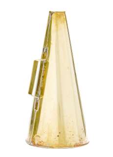 A Rudy Vallée brass megaphone | Bonhams