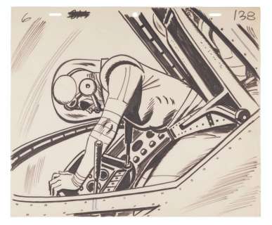 An Original Alex Toth "Space Angel" Production Drawing. | Van Eaton Galleries