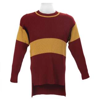 Lot 78 - Harry Potter And The Chamber Of Secrets: A Production-Made Gryffindor Quidditch Jumper Made For Daniel Radcliffe (Harry Potter), 2001,