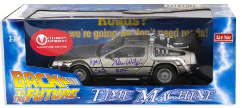 ’’Back to the Future’’ Cast Signed DeLorean | Nate Sanders
