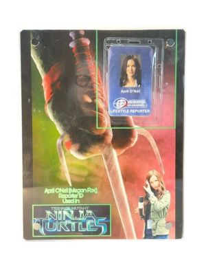 Lot 271 - Teenage Mutant Ninja Turtles (2014) - Megan Fox (April O‘Neil) Reporter ID Badge