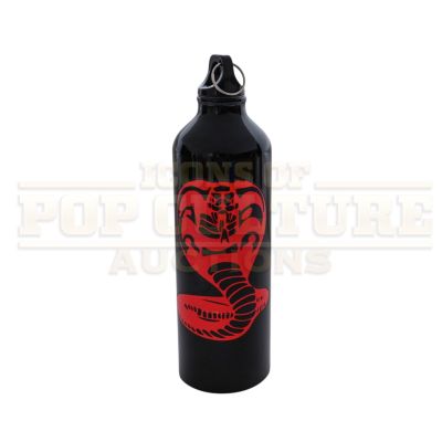 Lot 14 - Cobra Kai (TV) – “Cobra Kai” Water Bottle - 60-41 | Icons of Pop Culture