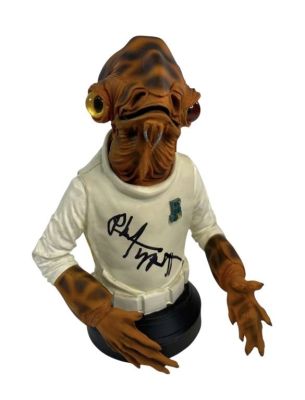 Lot 157 - Star Wars - Return of the Jedi (1983) (Phil Tippett Collection) - Signed Admiral Ackbar Statue Bust