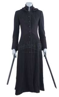 Marvel‘s The Defenders (TV Series) - Lot 116 - Elektra Natchios‘ Overcoat and Pair of Stunt Wakizashis