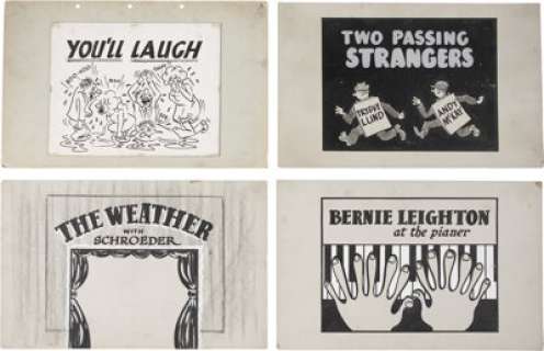 Title Cards from The Ernie Kovacs Show.... | Heritage