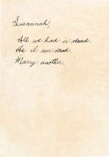 A Brad Pitt-Related Prop Letter from "Legends of the Fall." | Heritage