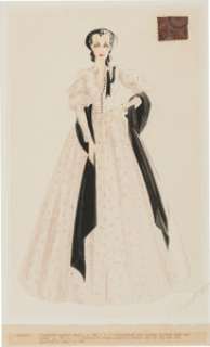 A Vivien Leigh Costume Design Sketch Signed by Walter Plunkett from "Gone With The Wind." | Heritage