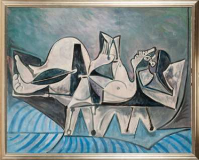 An Oversized "Picasso-Like" Set Painting from "Californication."