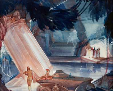 A Water Color Painting or Set Design, Circa 1940s. | Heritage