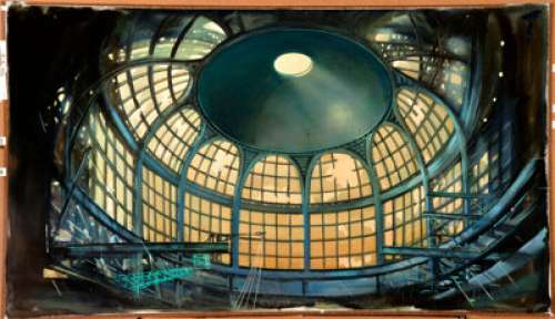 Millennium Matte Paintings of "Dome Top and Bottom Halves" (TCF, 1989). | Heritage