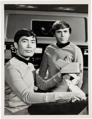 Star Trek: The Original Series (Paramount TV, 1966-1969), George Takei and Walter Koenig Original 8" x 9.25" and 9" x 7" Production Reference Photographs (21), 1968-1969 Season. Collection of Greg Jein. | Heritage